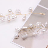 Copper Plated Fine Chain Glass Bead Tassel DIY Earring Material