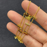 Classic Long Chain Charm Jewelry DIY Making Accessories