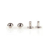 6mm SS Mushroom Rivet Stud Punk LeatherCraft Rivets Bracelet Bag