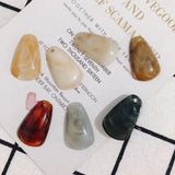 Retro Resin Pendant Earrings Accessories Materials 10pcs
