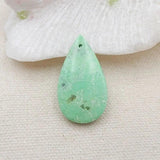 Green Turquoise Water Drop Pendant Bead 32x18x7mm 5g