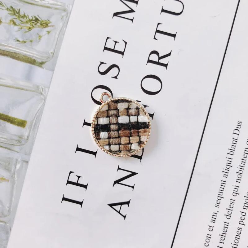 6 Alloy Round K Hand DIY Jewelry Accessories