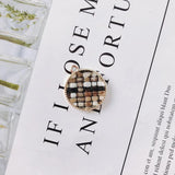 6 Alloy Round K Hand DIY Jewelry Accessories