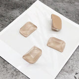 DIY Translucent Resin Square Earring Accessories