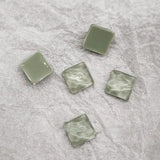 DIY Translucent Resin Square Earring Accessories