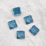 DIY Translucent Resin Square Earring Accessories