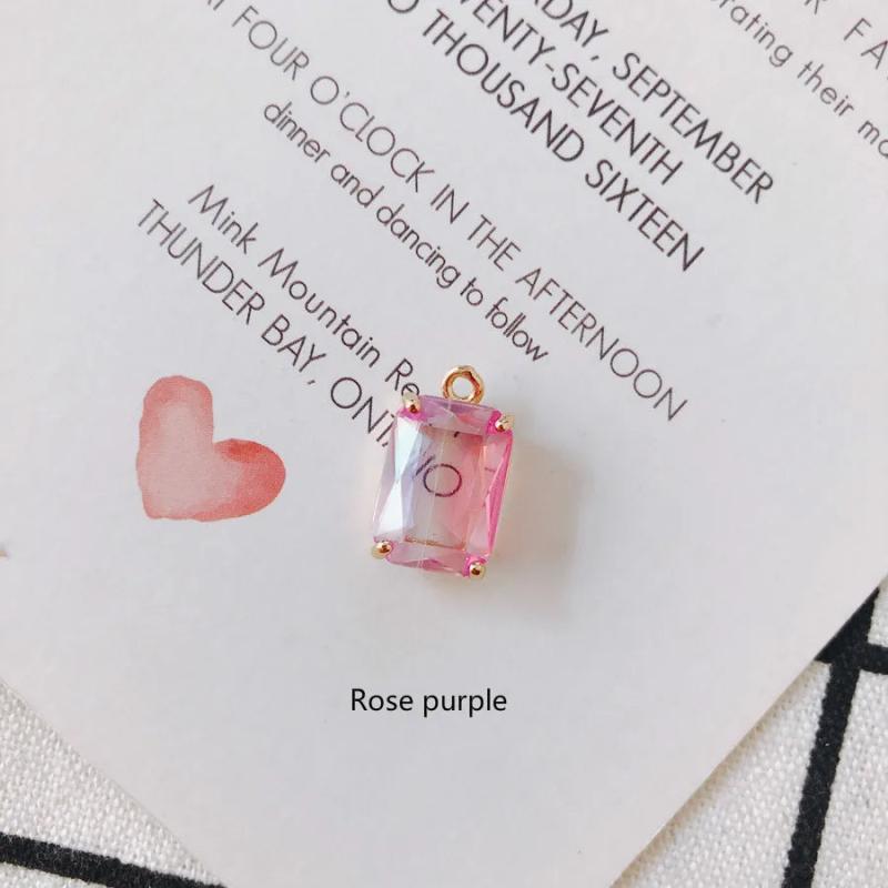 Glass Mixed Pendant Earrings Jewelry Accessories
