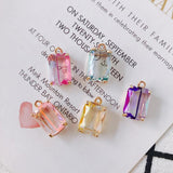 Glass Mixed Pendant Earrings Jewelry Accessories