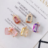 Glass Mixed Pendant Earrings Jewelry Accessories