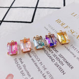 Glass Mixed Pendant Earrings Jewelry Accessories
