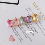 Glass Mixed Pendant Earrings Jewelry Accessories