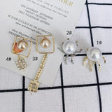 DIY Copper Hanging Plating Earrings with Pearl Pendant