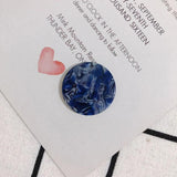 6pcs Acetate Round Single Pendant DIY Earrings Small Pendant Material