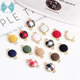 Alloy Double Hanging Round Earrings Solid Thousand Bird Eardrop Pendant