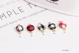 Alloy Double Hanging Round Earrings Solid Thousand Bird Eardrop Pendant