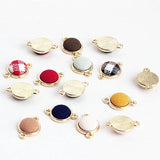 Alloy Double Hanging Round Earrings Solid Thousand Bird Eardrop Pendant