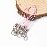 100PCS Colorful Double Circle Lobster Clasp Lanyard Strap Cord DIY Materials
