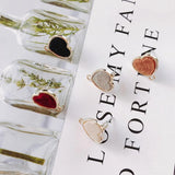 Heart Wool Stuff Stud Earring Necklace Supplies KP2088