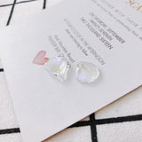 Multicolor Acrylic Petal Earring Charms 20pcs