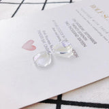 Multicolor Acrylic Petal Earring Charms 20pcs