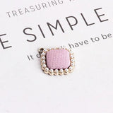 DIY Ear Jewelry Accessories Love Diamond Alloy Pearl Pendant Earrings Materials