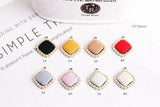 DIY Ear Jewelry Accessories Love Diamond Alloy Pearl Pendant Earrings Materials