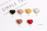DIY Ear Jewelry Accessories Love Diamond Alloy Pearl Pendant Earrings Materials