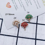 Retro Palace Wind Apricot Leaf Earrings Pendant Accessories