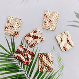8pcs Alloy Gold Earrings Supplies for DIY Jewelry