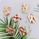 8pcs Alloy Gold Earrings Supplies for DIY Jewelry