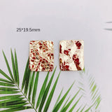 8pcs Alloy Gold Earrings Supplies for DIY Jewelry