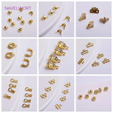 18K Plating Crescent Moon Spacer Beads
