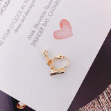 8pcs Alloy White Gold Earring Accessories Stainless Steel DIY