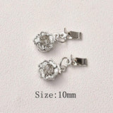 4PCS Bracelet Connecting Buckle 14k Plated Charms for DIY Jewelry Making