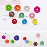 Sweet Button Earrings Korea Hyuna Girl Irregular Earrings
