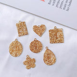 Metal Pendant Earring Components Necklace Charms DIY Making Material
