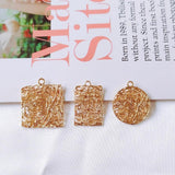 Metal Pendant Earring Components Necklace Charms DIY Making Material