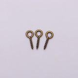 200pcs Mini Eye Pins Eyepins Hooks for DIY Jewelry Making