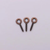 200pcs Mini Eye Pins Eyepins Hooks for DIY Jewelry Making