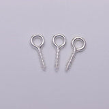 200pcs Mini Eye Pins Eyepins Hooks for DIY Jewelry Making