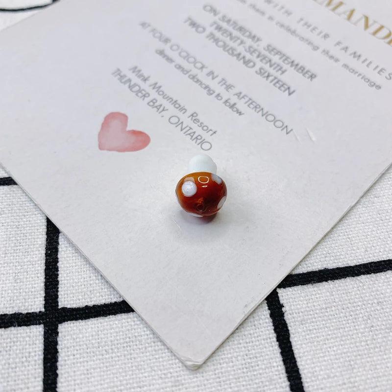 DIY Mushroom Pendant Jewelry Accessories Materials