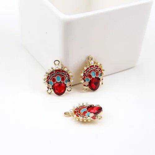 DIY Red Facebook Jewelry Trickle Sound Material for Earrings