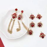 DIY Red Facebook Jewelry Trickle Sound Material for Earrings