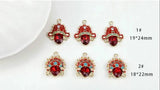 DIY Red Facebook Jewelry Trickle Sound Material for Earrings