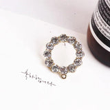 Korea Alloy Diamond Ring Earrings Pendant Materials