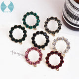 Korea Alloy Diamond Ring Earrings Pendant Materials