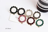 Korea Alloy Diamond Ring Earrings Pendant Materials