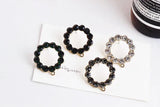 Korea Alloy Diamond Ring Earrings Pendant Materials