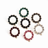 Korea Alloy Diamond Ring Earrings Pendant Materials