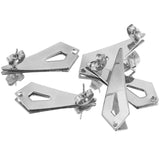 10pcs Stainless Steel Plated Arrow Ear Post Stud Earrings DIY Dangle Earring